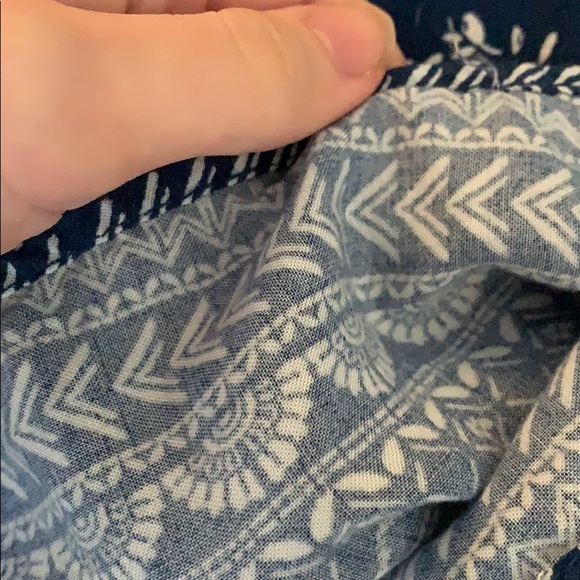 Blue dress with white design - Picture 5 of 8